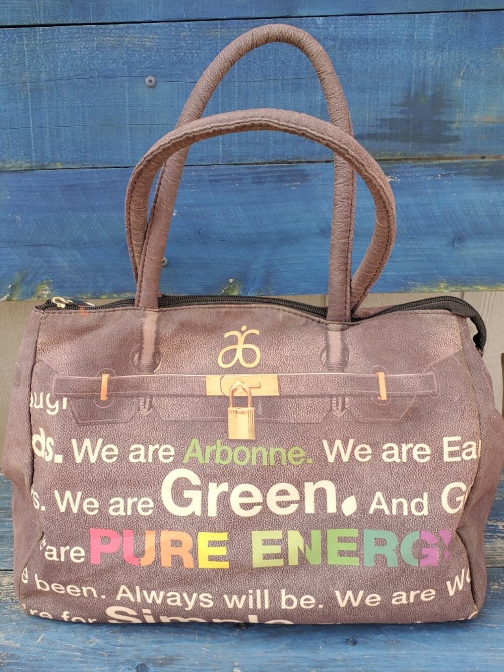 ARBONNE TOTE GREEN EARTH PURE ENERGY Tote Bag